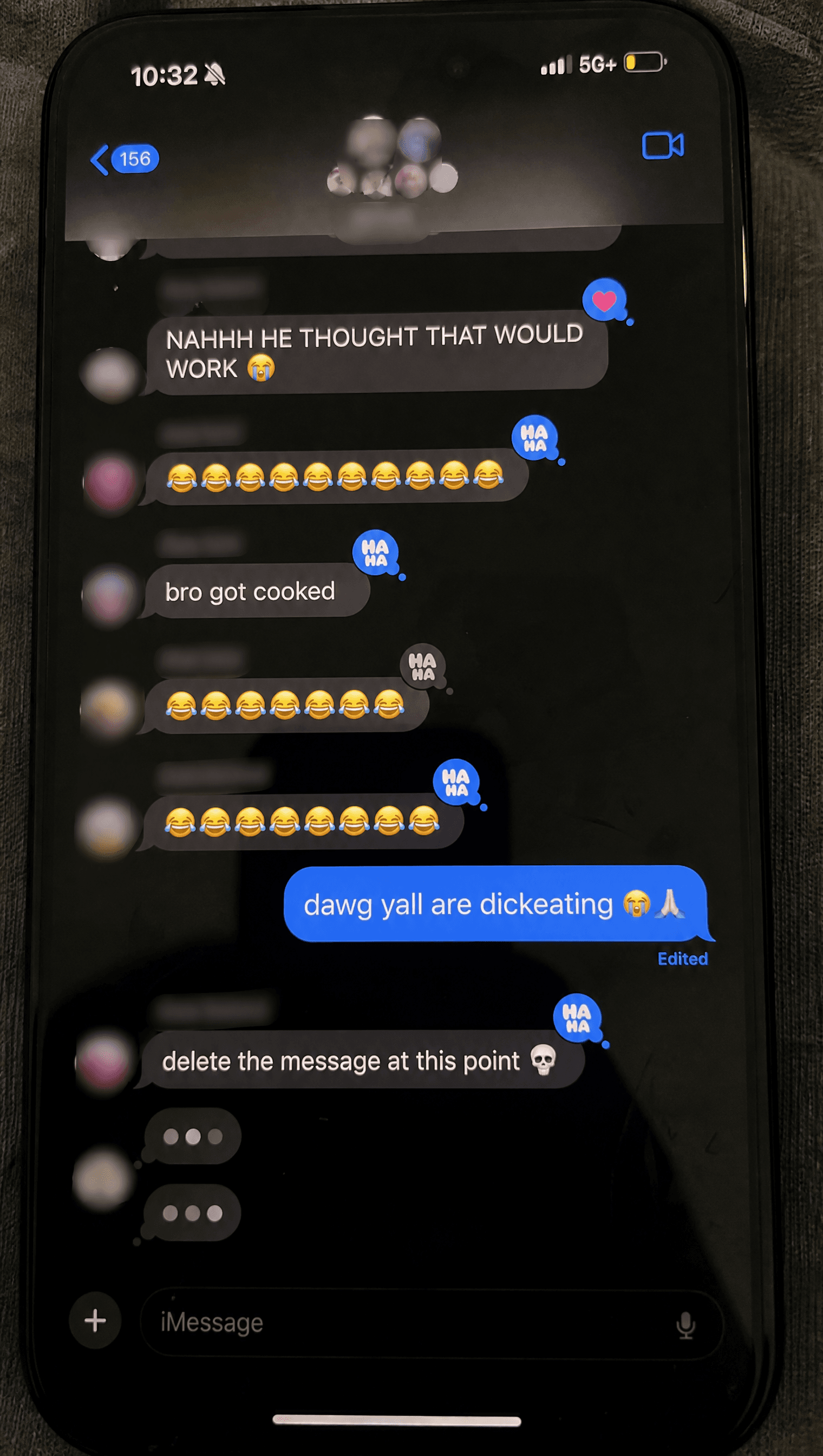 Chat screenshot before AI roast โ ghosted conversation โ SpicyReplies